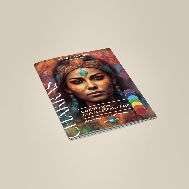 chakras-couverture-livret-body-painting-interieur-leda-macoro-acheter-peinture-corporelle